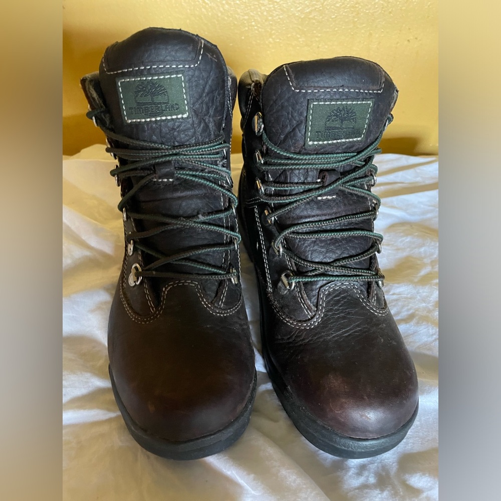 Timberland Dark Brown Leather Boots